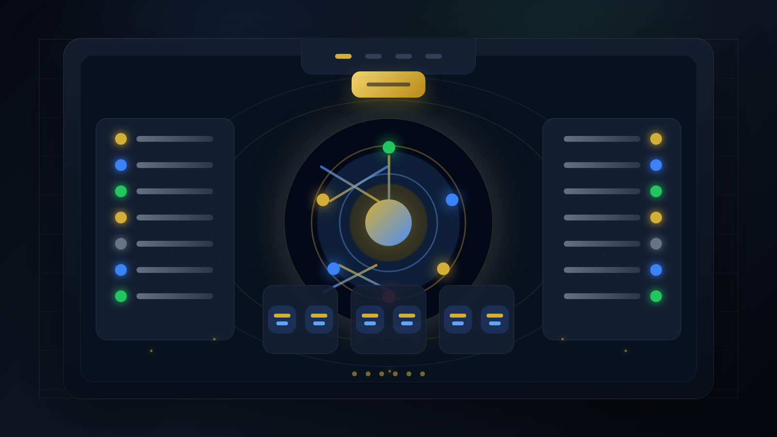 Dunkles SealScore Dashboard zur AI Visibility mit KI-Suchsignalen, Crawler-Zugriff, strukturierten Daten, Trust-Signalen und priorisierten Website-Checks.